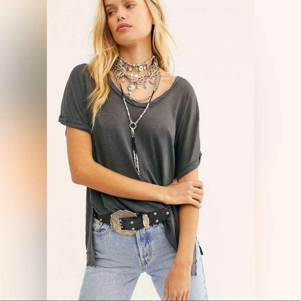 Free People - We The Free Under The Sun Tee - BRONZE COLOR - Size Medium & Small